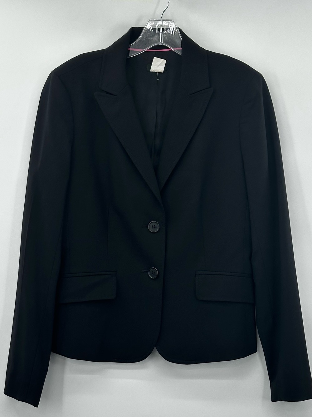 J.Crew Black Schoolboy wool blend stretch Blazer size 8